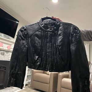 BeBe leather  jacket like new